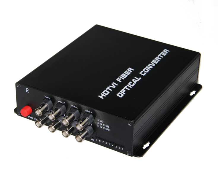 8-way coaxial film transfer optical fiber Haikang coaxial high-definition TVI camera optical transmitter and receiver 8-way HDVI optical transmitter and receiver