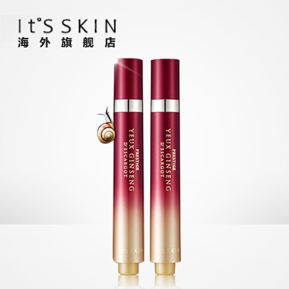 its skin伊思红参蜗牛滚珠眼霜 水润紧致双眸肌肤 按摩眼周