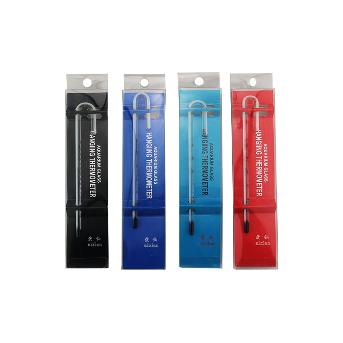 Temperature meter for aquarium cylinder turtle cylinder special tube hook thermometer