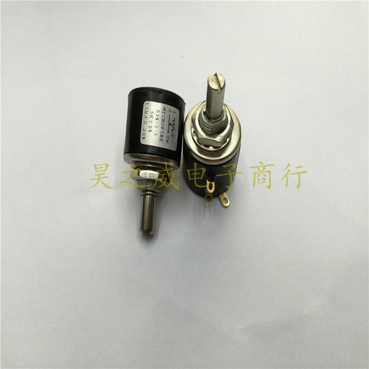 534-1-1 B5K 10 laps multi-turn wirewound potentiometer 100Ω-100K]1K2K5K10K