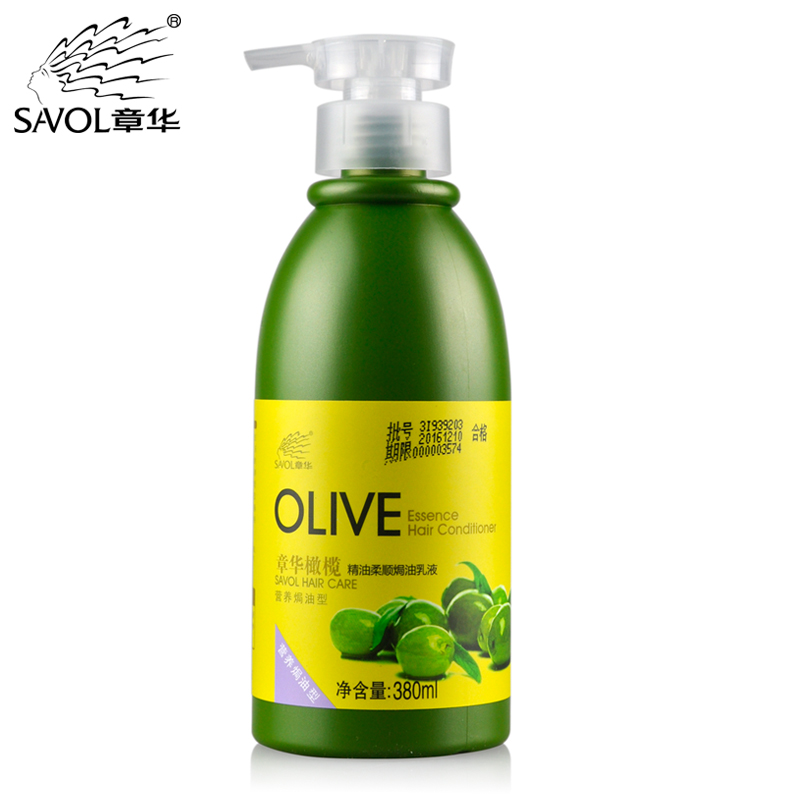 章华 橄榄精油柔顺焗油乳液380ml护发素 免蒸营养发膜焗油膏倒膜