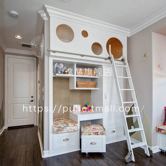 Children's House Bed Castle Princess Creative Princess Bed Children Girl Castle Dream Up And Down Custom