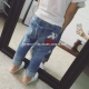 [Giải phóng mặt bằng không được trả lại] phim hoạt hình quần jean cha mẹ trẻ em Mickey tùy chỉnh tóc thứ hai