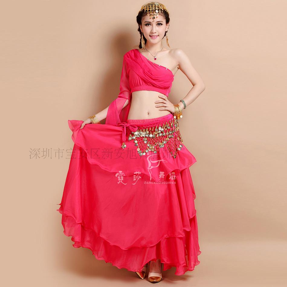 South Lavender Dance Autumn Winter New Belly Leather Dance Costume to serve Indian dance outfit Sexy West Domain Dance suit