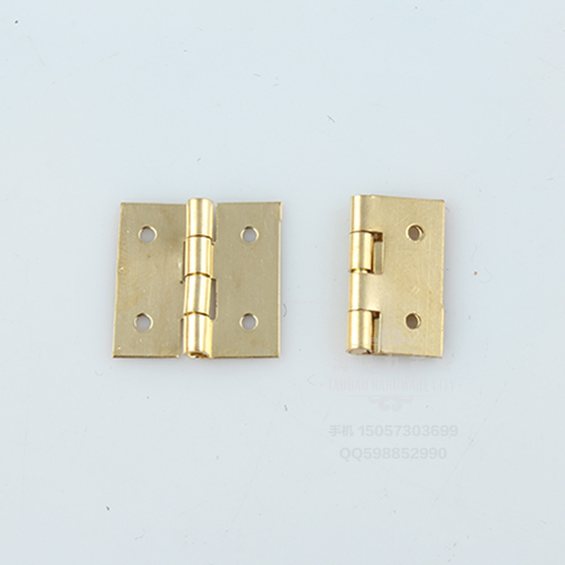 4 points pure copper hinge brass hinge pure copper small hinge gold pure copper hinge 16 * 16 * 5 0