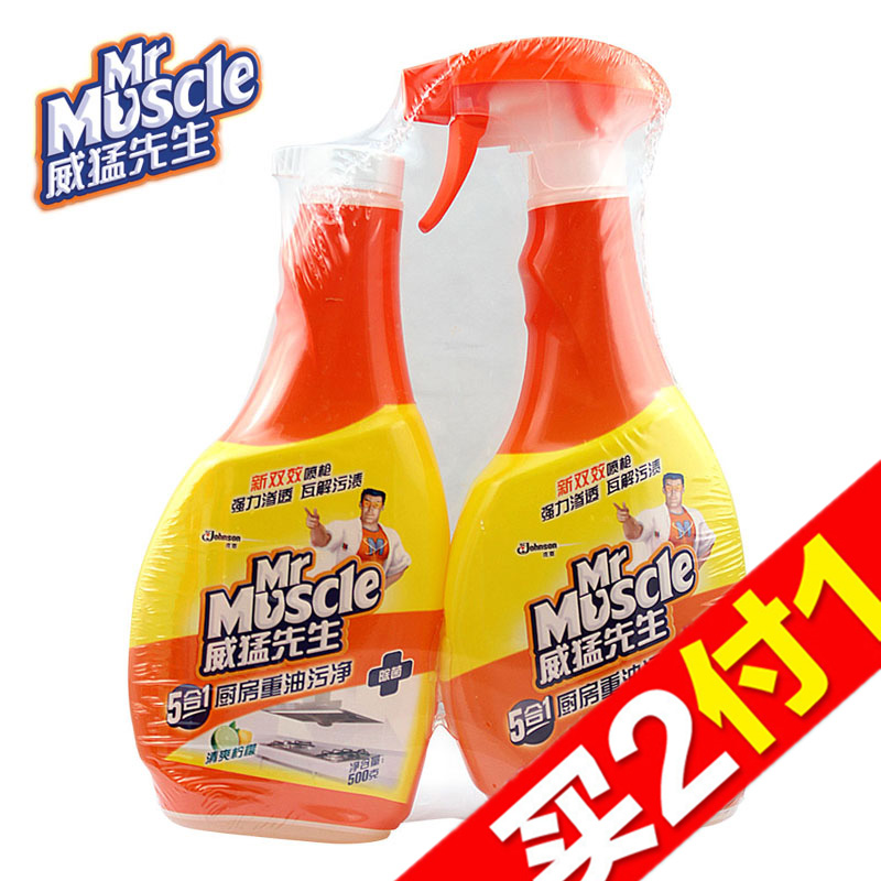 【天猫超市】Mr Muscle/威猛先生 厨房重油污净双包装500g*2瓶