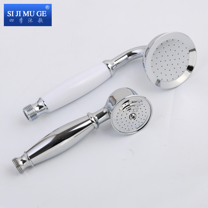 European-Style Antique Retro Copper Shower Head Handheld Showerhead Hand Spray Small Showerhead Pressurized Telephone Handheld Head