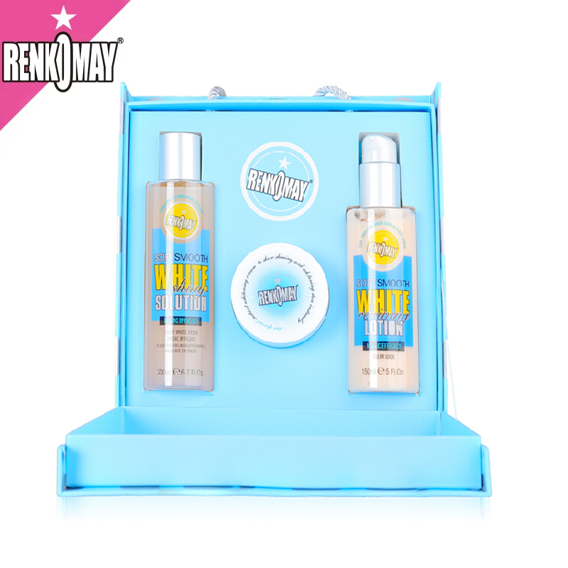 RENKOMAY/蕾珂美耀白三件套水乳面霜fresh补水套装化妆品