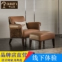 Ý thiết kế nội thất sang trọng biệt thự cao cấp hậu hiện đại ghế phòng chờ tối giản phong cách Hồng Kông ghế sofa đơn sang trọng - Đồ nội thất thiết kế ghế kiểu