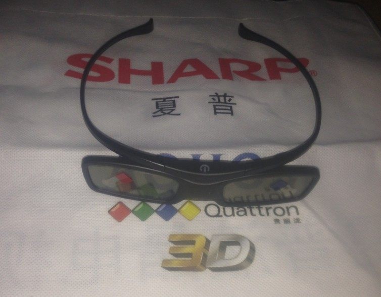 Sharp TV LCD-60UD30A original 3D glasses original direct supply fake one lost ten