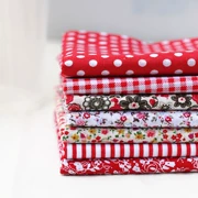 DIY tay quilting vải vải 25 * 25cm / 50X50CM nhóm vải đỏ đồng bằng bông - Vải vải tự làm