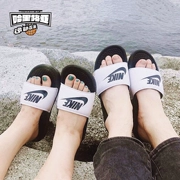 Hallelujah Nike Benassi Nike màu đen và trắng slippers dép xu hướng thể thao 343880-100