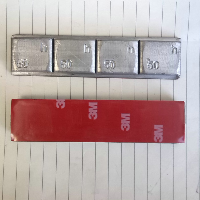 50 gr 50 gr 100 grand baka passenger van aluminum ring 3m adhesive tire balance block