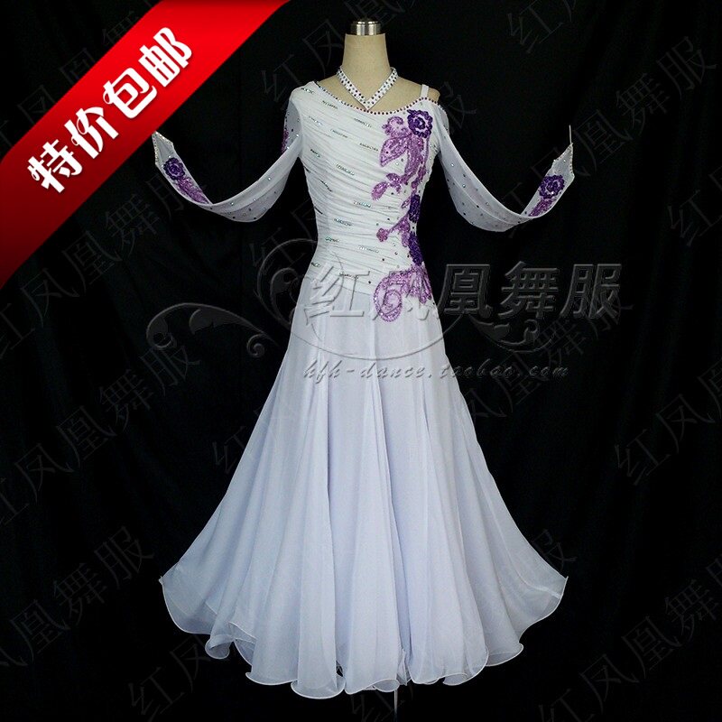 Red Phoenix New Morden Dance Dress Morden Race Suit National Standard Dance Dress National Standard BR183