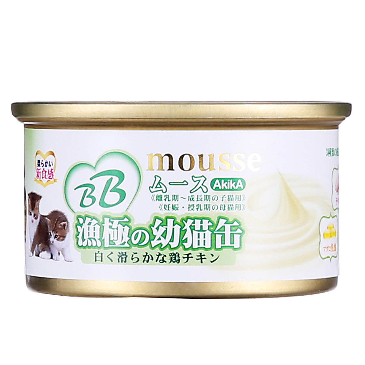 波奇网 宠物猫罐头湿粮 渔极鸡肉慕斯奶糕85gAM33奶糕幼猫罐头
