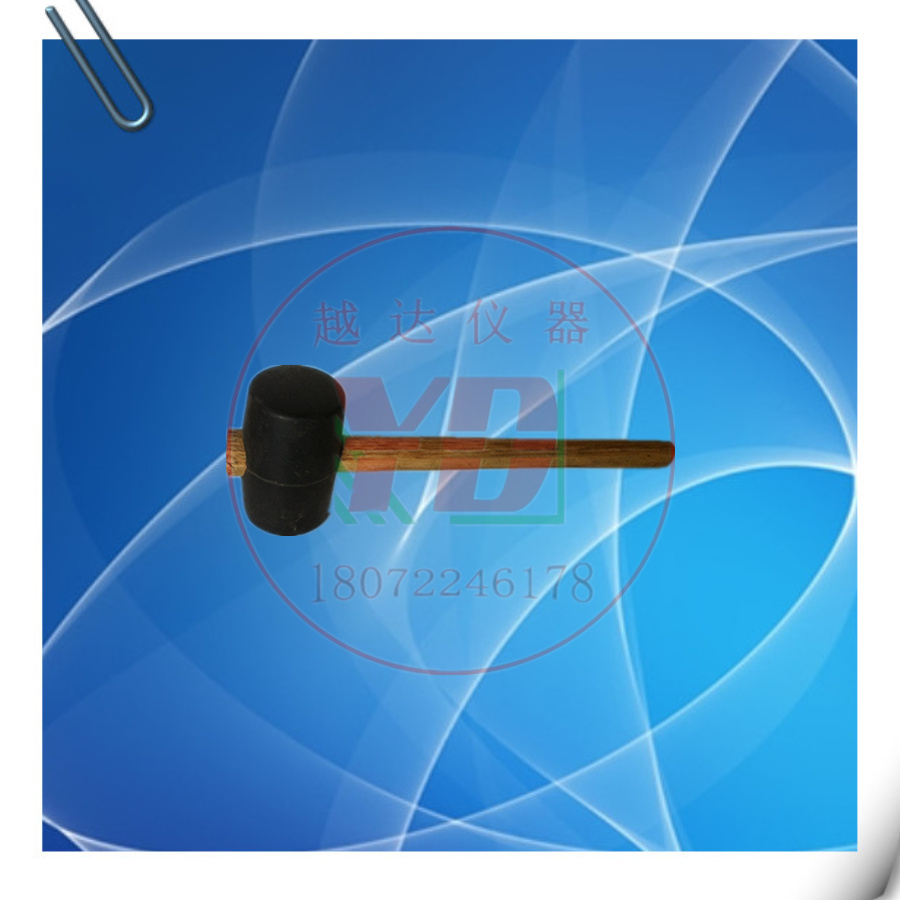 Wooden handle Black rubber hammer Rubber hammer Leather hammer Decoration tool Floor marble tile installation hammer