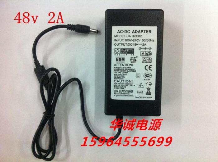 48V2A power adapter 48V2a switch power supply high quality 48V DC power supply with protective transformer