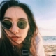2018 phiên bản mới của Hàn Quốc của kính râm retro retro nữ lưới đỏ cận thị mô hình khuôn mặt nhỏ kính râm nữ thủy triều ulzzang kính đen Kính râm