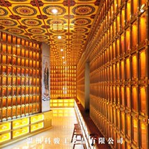 Factory sales temple Ten Thousand Buddhas wall aluminum alloy Buddhist niches shrines and Buddhist hall tablets for worshiping the underground palace blessing X frame ashes storage
