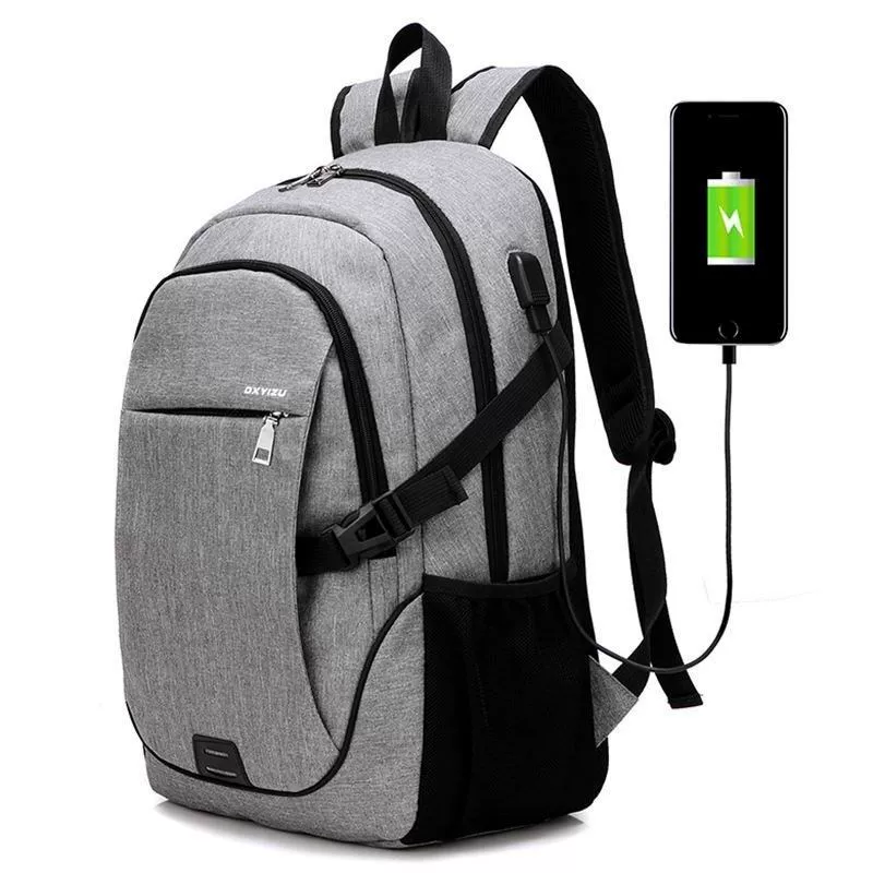 Laptop Backpack with usb school backpack bag for men's