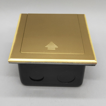 Flat-push all-copper waterproof 120 six-position ground plug four sets of 8-hole Lotus AVM audio solder-free wire red and white audio