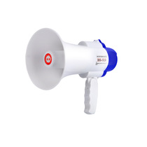 2023 New 518 Handheld Folding Megaphone Recording Carpet Sales Promotional Speaker Rechargeable Outdoor Loud