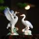 Creative ceramic ສັດ crane ເຄື່ອງປະດັບຂະຫນາດນ້ອຍໃນເຮືອນເຮັດສວນດອກໄມ້ pots ປາແລ່ນອຸປະກອນນ້ໍາຕົກແຕ່ງພູມສັນຖານອຸປະກອນຂະຫນາດນ້ອຍ