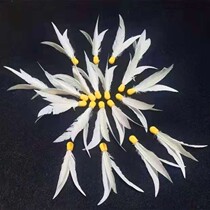 (Pack of 20) Red-head white-hair badminton A three-hair shuttlecock shuttlecock white badminton table tennis indoor