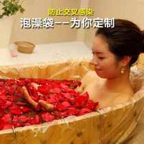 Disposable bathtub thickened tank 0 pieces disposable bath cover bathtub film travel bath 5 bags bag bath