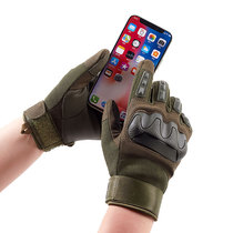 Tactical gloves mens full-finger outdoor sports mountaineering wear-resistant anti-slip combat training anti-warm breathable touch screen gloves