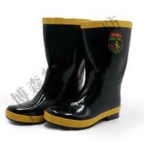 Firefighting boots 3C certified combat boots steel plate protective boots high temperature resistant and puncture resistant 9L7 models 02 models 14 firefighting boots