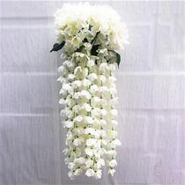 Ready Hanging Artificial Flowers For Indoor VioPlet Flower Wal