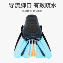 Spot free diving fins deep and long equipment freestyle breaststroke professional training for men and women