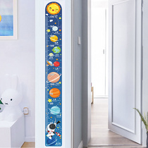Cartoon baby Q baby height sticker measuring height ruler wall sticker removable height sticker childrens room wall 1