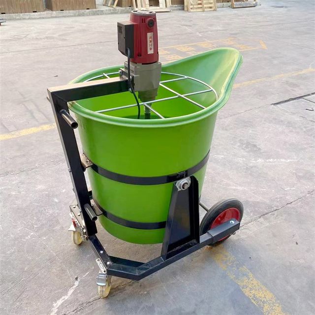 Gypsum self-leveling mixer cement tug mixing barrel bathroom backfill foam concrete mixer