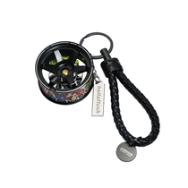 hellaflush keychain car key pendant hub key chain braided rope mens trendy jewelry Te37