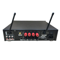 Fixed resistance four-zone home conference karaoke Bluetooth plug-in card background music controller host digital power amplifier