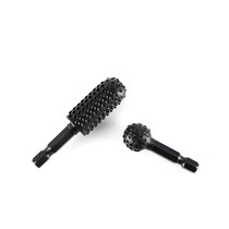 Hexagonal handle woodworking rotary file special-shaped file v root carving tea tray carving set electric grinding head 6 35mm