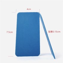 Aluminum door and window frame mounting pads filled y door and window frame mounting pads solid window plastic pads