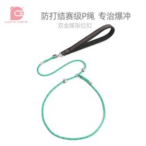 Spot competition grade p rope dog training dog rope collar dog leash small dog walking T rope medium dog explosion-proof punch
