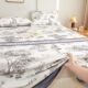 Class A thickened old coarse cloth sheets o single piece 100 cotton student dormitory single double bed single pillowcase three-piece set