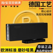 Bangjiegu trench-free floor spring two-way hydraulic buffer frameless glass door trench-free hidden floor spring