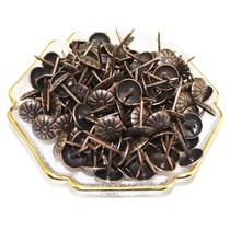 Bedside soft bag hard bag bubble nails sofa cabinet antique bronze iron nails chrysanthemum willow nails hardware round head soft bag nails