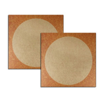 Kraft paper antique art calligraphy French painting watercolor painting kraft paper inner circle mirror cardboard sketch paper thickened