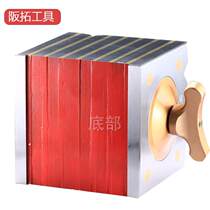 Magnetic square box V-shaped block h triangle table magnetic V-shaped table for marking V-shaped iron magnet v-shaped block precision square box
