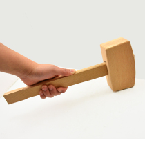 Wooden hammer beech wood mallet handmade hammer wooden hammer small mallet woodworking installation hammer woodworking tool wooden hammer head