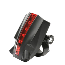 Laser and LED Rear Bike Biwcycle Tail Light Beam Safety Warn