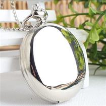 Pocket watch without cover fully automatic mechanical watch mens hanging watch silver white casual student hanging Z watch hanging chain