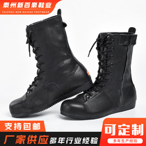 New Combat Boots e Firefighter Rescue Boots Anti-Puncture Resistant Wear-Resistant Fire-Retardant Factory Direct Sales