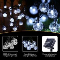 速发Crystal Balls Solar Light 20 LED 5m String Lights